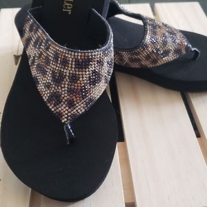 Leopard Sandals■ Olivia Miller■ NWOT